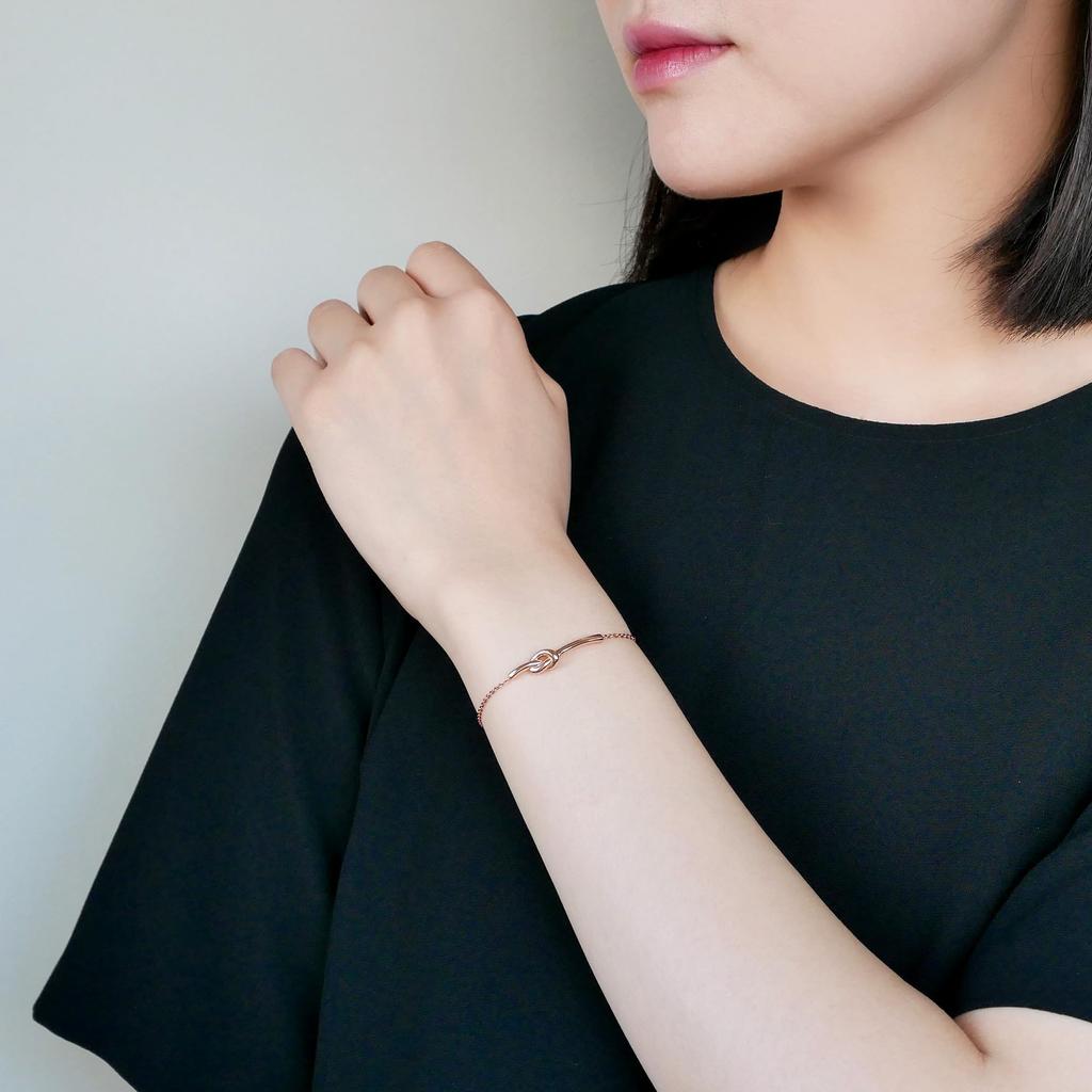 Vendome Silver Pink Gold Color Bracelet GS9B0106LSSI [Official] [V.A. Aoyama]