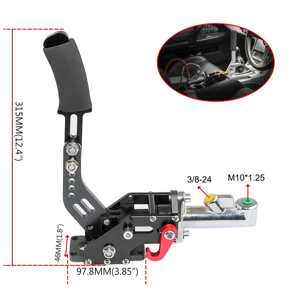 Universal Racing Hydraulic Handbrake Drift E-Brake Handle Parking Emergency Brake Gear Lever