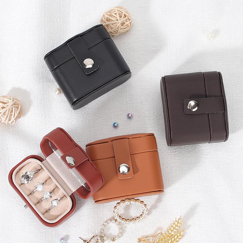 Jewelry Storage Box With Leather Material For Gift Travel Organizer