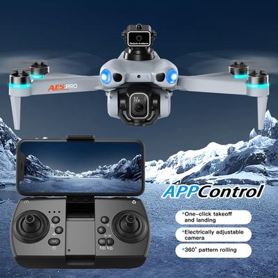 New Upgraded Drone AE5 Pro 8K Dual-Camera HD Aerial Photography Dron with Screen Foldable Quadcopter RC Toy for Kids Boys Gifts