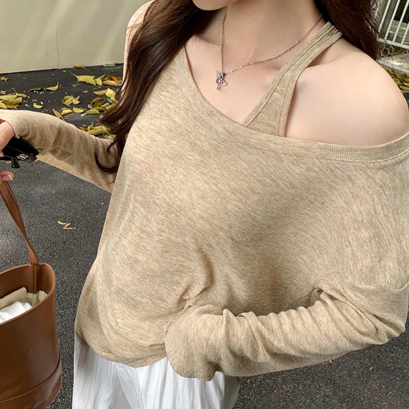 

Sunscreen Cover for Women s Thin Lazy and Relaxed Comfortable and Versatile Long-sleeved T-shirt S