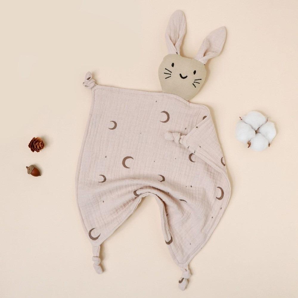 Soft Material Newborn Sleeping Dolls Cotton Muslin Cute Cat Kids Sleep Toy Sleep Time