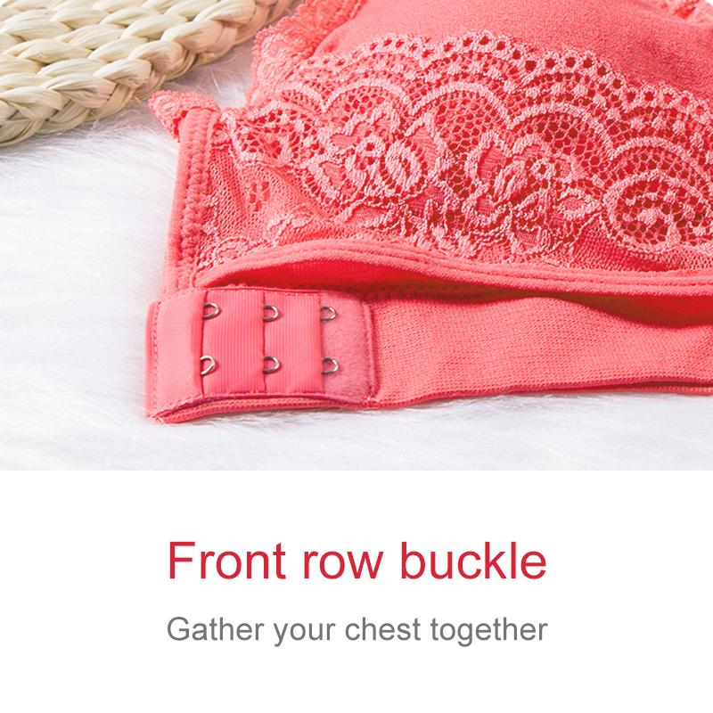 1Pc Lace Bra Confortable Nylon Solid Color Lingerie Sexy Underwear Women's Close Fitting