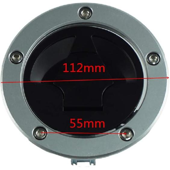 

RAYANA Fuel Gas Tank Cap Cover Keys Compatible For Kawasaki Ninja ZX600 ZX636 ZX10R ZX14R ABS 2007-2015