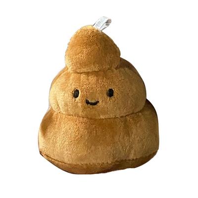 Cacca Peluche Ciondolo Emozione Divertente Carino Decorativo Cacca di Peluche Giocattolo per Magnete da Frigo