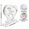Heart-Shaped Acrylic Wedding Memorial Sign - Romantic Love Commemorative Centerpiece with Elegant Leaf Design, Perfect for Anniversaries, Receptions 