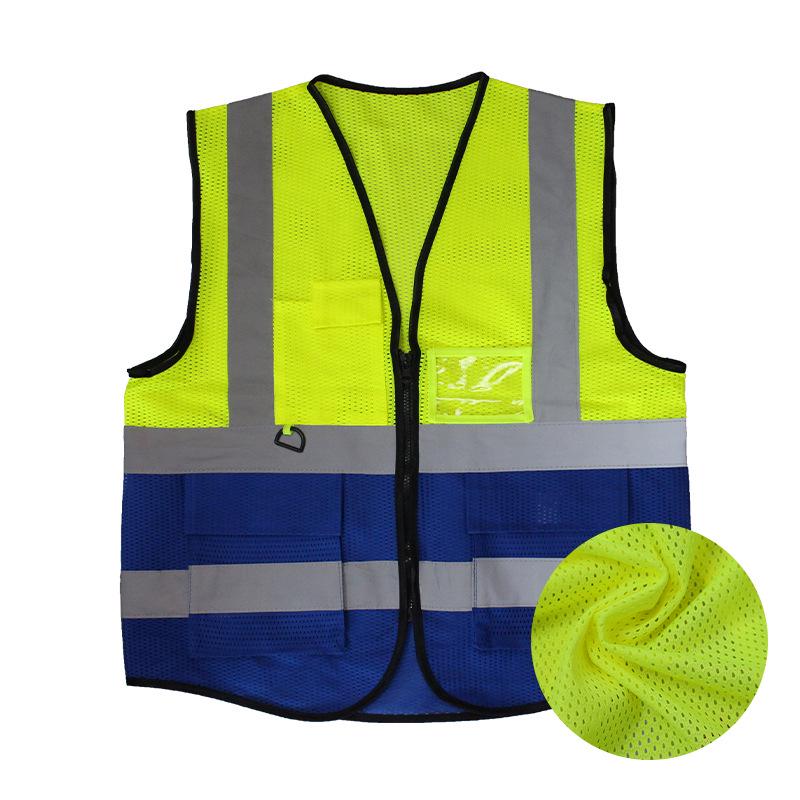 High-Visibility Reflective Safety Vest for Traffic and Construction Workers