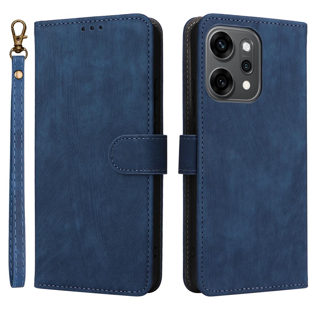 For Oppo Reno14 Pro 5G (Global) Case Wallet RFID Blocking PU Leather Phone Cover Stand with Strap