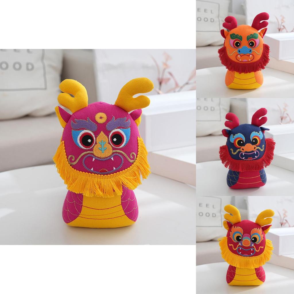 Adorable 2024 Dragon Plush Toy Soft Canvas Stuffed Animal Perfect For Gifts
