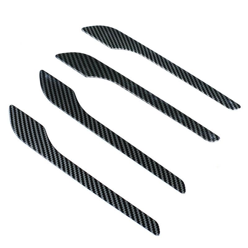 Tesla Model 3/Y Carbon Fiber Door Handle Sticker - Decorative Accessory