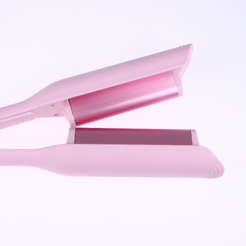 32Mm Electric Curling Iron Lambswool Curling Tool Long Lasting Styling French Anti-Flame Design For Wide Deep Waves