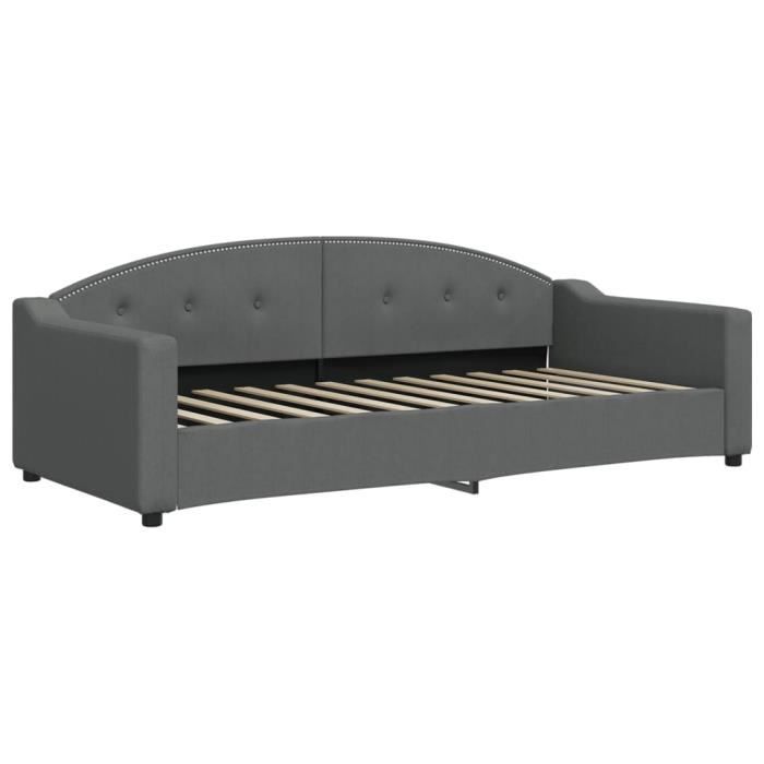 VidaXL Daybed Dark Grey 90x200 Cm Fabric 354184