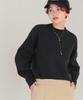 Titibait Crew Neck Free Black Sweat-Like Knit, AEXP4181, Women's, Size,