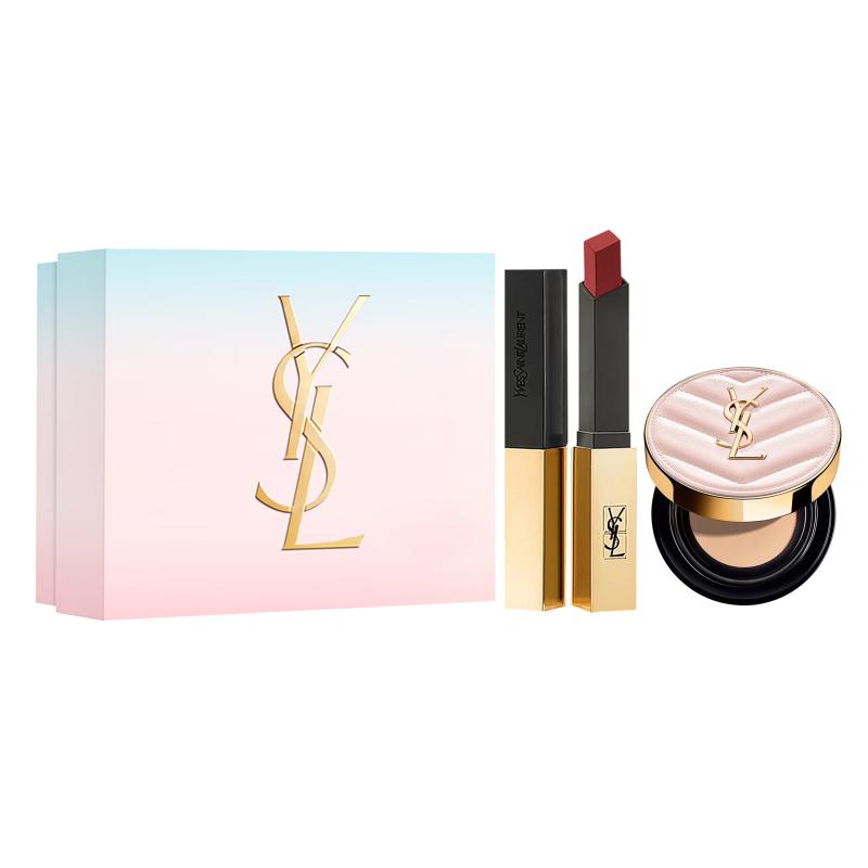 

SAINT LAURENT Air Cushion Lipstick Makeup Sets Natural Long Lasting Adherent Gentle