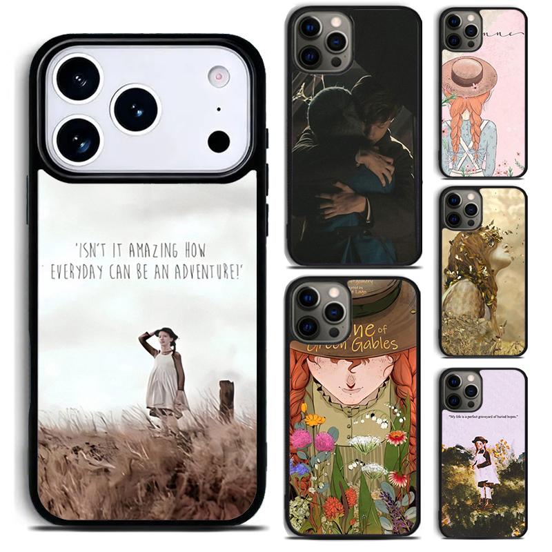 Anne with an E soft Phone Case For iPhone 17 16 15 14 13 12 11 Pro Max Plus 17Air Soft Silicone Cover
