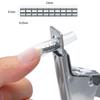 10 szt. Mini Magnes do Paznokci Magnetyczny Płaski Okrągły Magnes do Lakieru Hybrydowego UV Cat Eye Brokatowy Efekt Narzędzia Lokator Cążek do Paznokci Manicure Design
