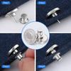 12pcs Button Pins For Loose Jeans No Sew Instant Replacement Snap Tack Pant Button Adjustable Metal Pants Button Tightener