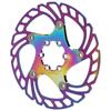 Bike Disc Brake Rotors 6 Nails Cycling Accessory for Mountain Bicycle Plating Color