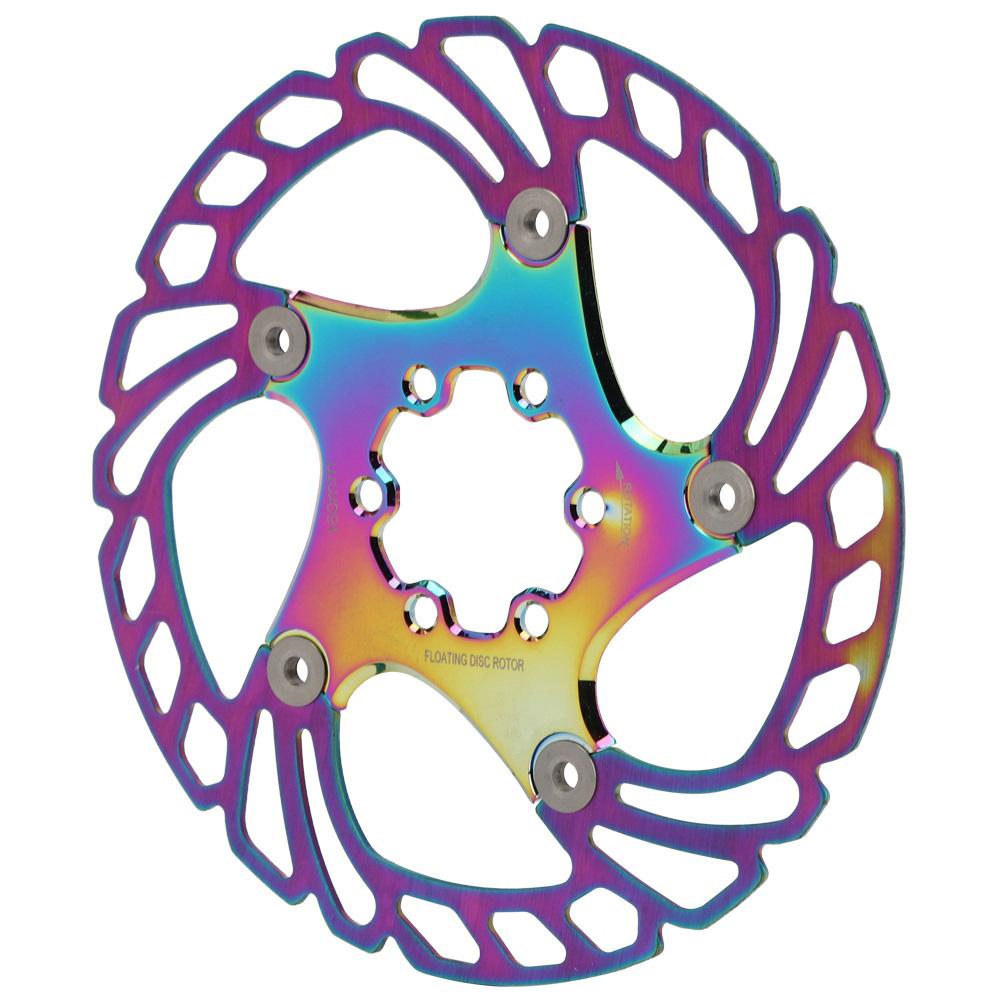 Bike Disc Brake Rotors 6 Nails Cycling Accessory for Mountain Bicycle Plating Color