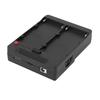 Dual Battery Charger Fit for NP F550 F750 F970 Li Battery V Mount Battery Adapter LED Camera Light Battery Charger