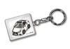Custom Key Chain Toyota Crown Athlete GRS210 AWS210 Base White, White