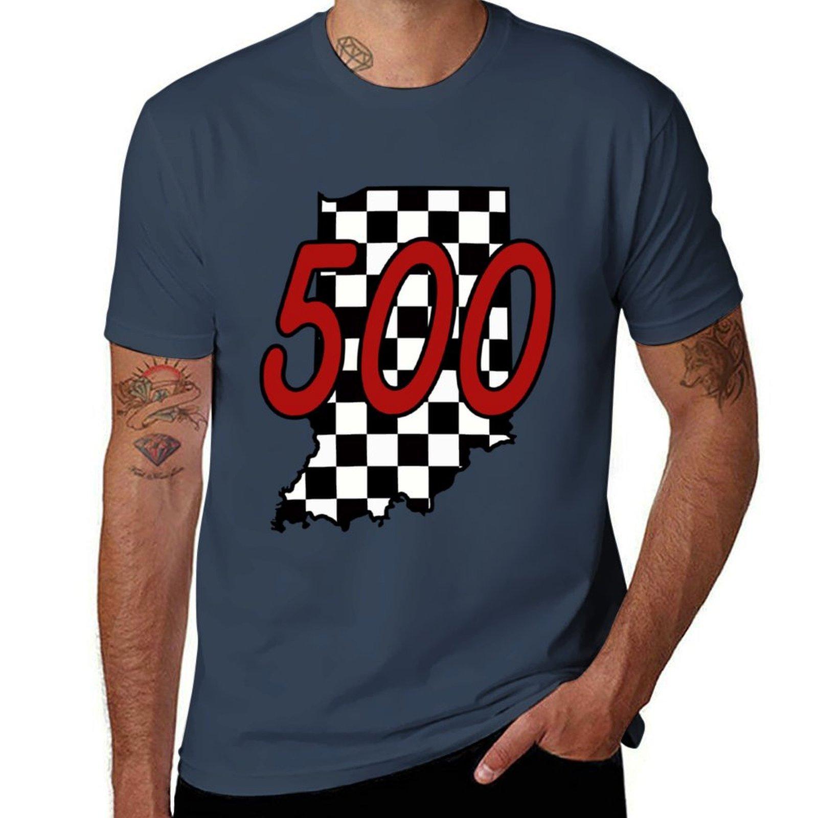 Indianapolis 500 Indiana State Indy 500 TShirt Stretch Fabric Comfort TShirt S