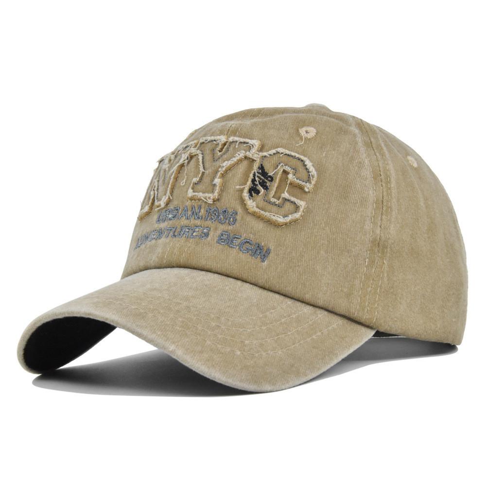 Tongue Duck Hat Vintage Nyc Letter Three Dimensional Embroidered Baseball Hat