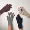 Women Warm Gloves Winter Touchscreen Gloves with Colored Nails Windproof Thermal Gloves for Running Errands Cycling Driving
