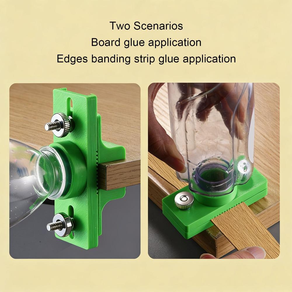 2pcs Reusable Bottle Attachment Edge Banding Glue Spreader Glue Dispenser Tool  Woodworking