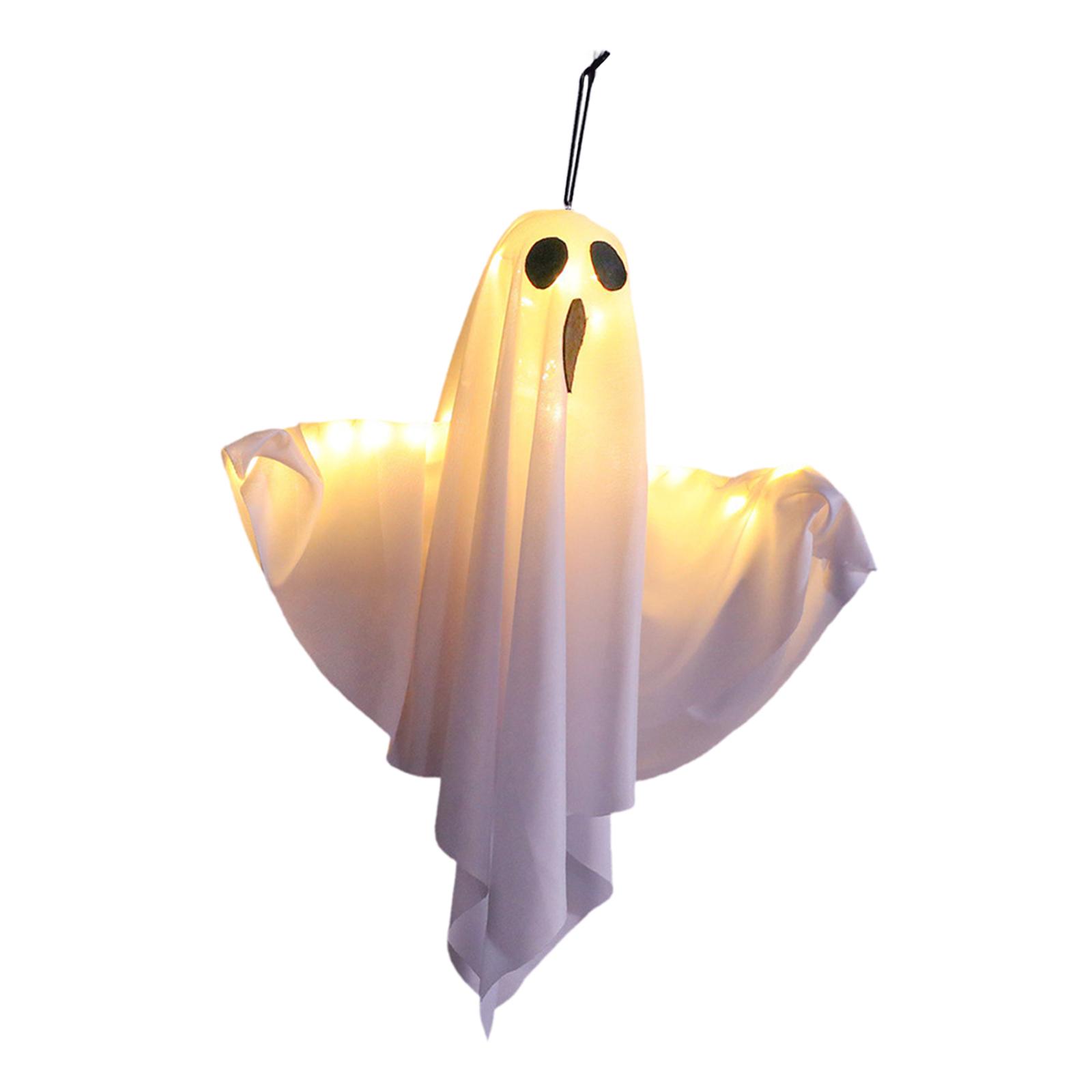 

Light up Ghost Hanging Decoration Hanging Flying Ghost for Indoor Tree білий
