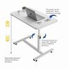 Adjustable Bedside Laptop Table With Wheels Foldable Mobile Computer Desk Small Table Study Desk Simple Lazy Wood Bed Side Table Sofa Side Table