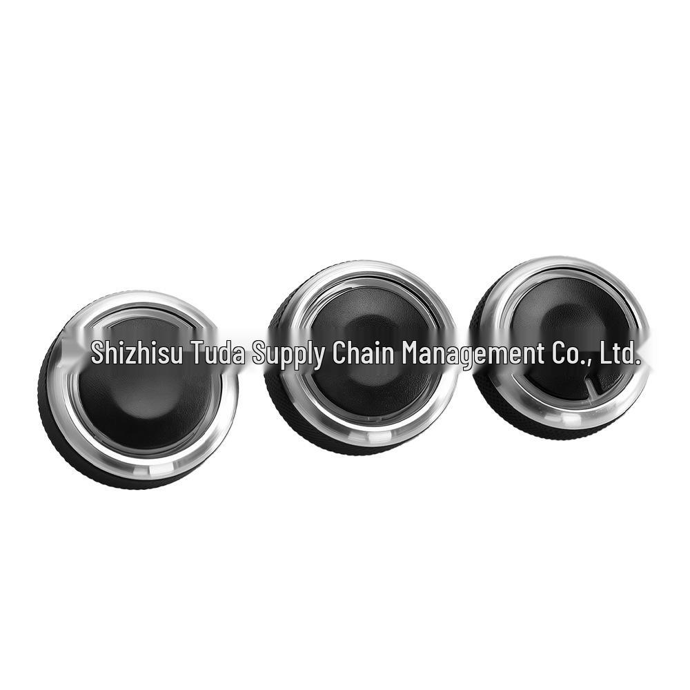 

Aluminum Alloy A/C Knob Trim for 2008-2014 Chevrolet Sail чорний
