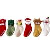 Christmas Baby Non-slip Floor Socks Cartoon Children's Medium Tube Baby New Year's INS Socks