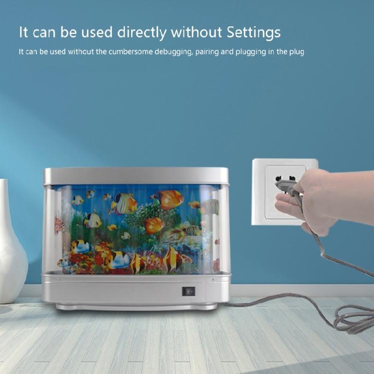 Ocean Themed LED Fish Light Compact And Easy To Use Aquarium Decors For Kids' Room And Parties