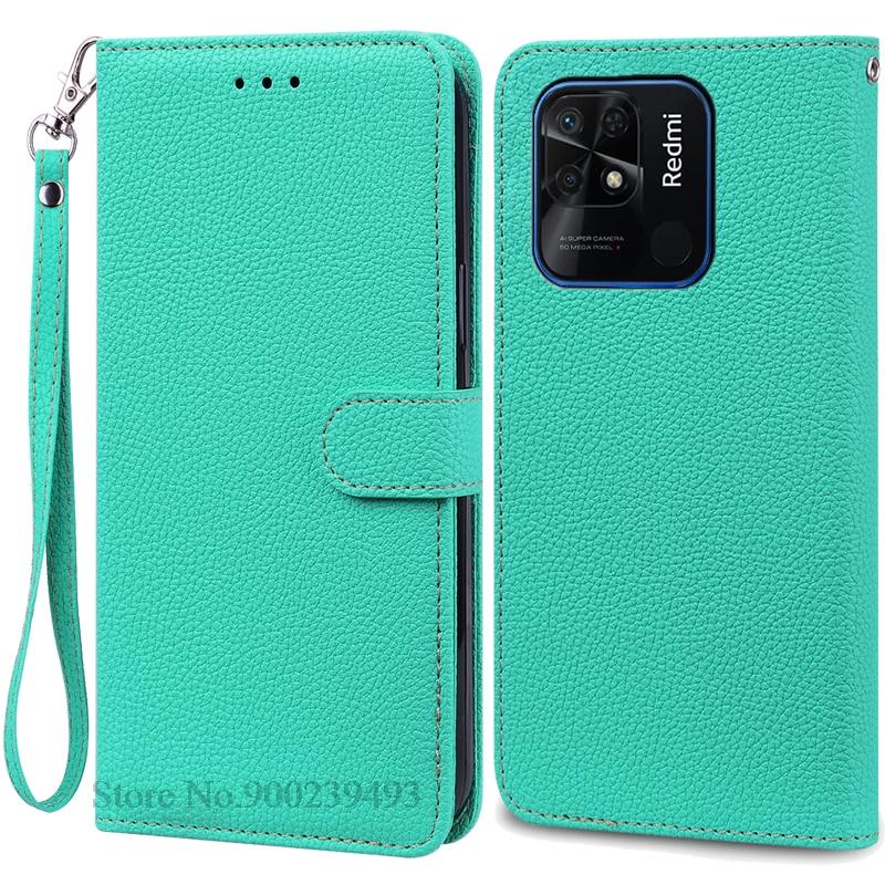 Pouzdro Redmi10C Pro Xiaomi Redmi 10C Pouzdro Měkké Kožené Peněženkové Odklápěcí Pouzdro Pro Redmi 10C Pouzdro 10 C Knižní Kryty na Telefon Coque Fundas