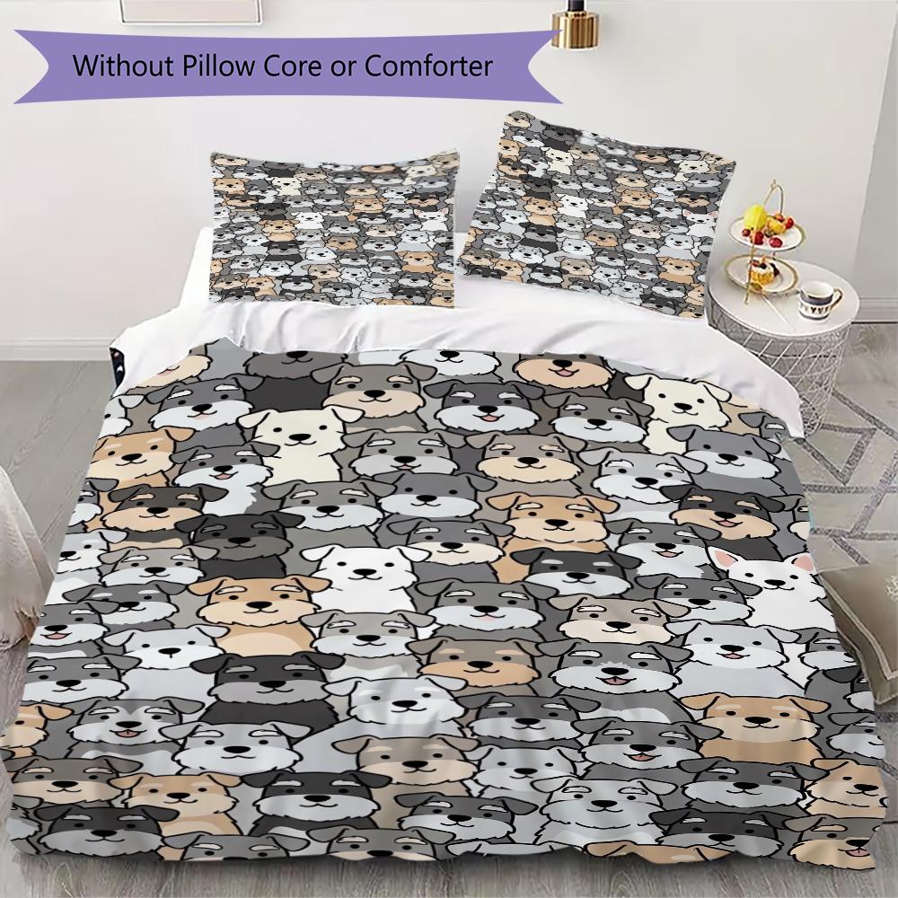 

Cute animals Pattern Bedding uilt Set uilt Cover Pillowcase Home Decoration Birthday Gift (1 * duvet cover + 17 * pillowcase without core) 135x200cm