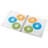 Sanwa Supply Disc Compatible A4 Refill Sheets Blu-ray (5 Sheets, White) FCD-RLBD30W