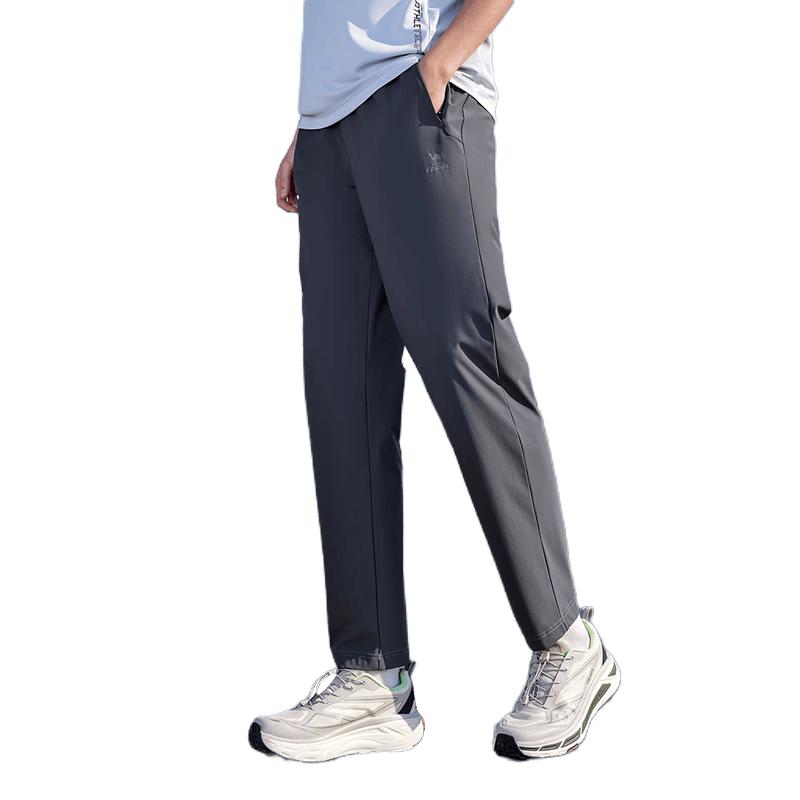Camel Sun-Protective Cooling Quick-Dry Straight-Leg Knit Pants