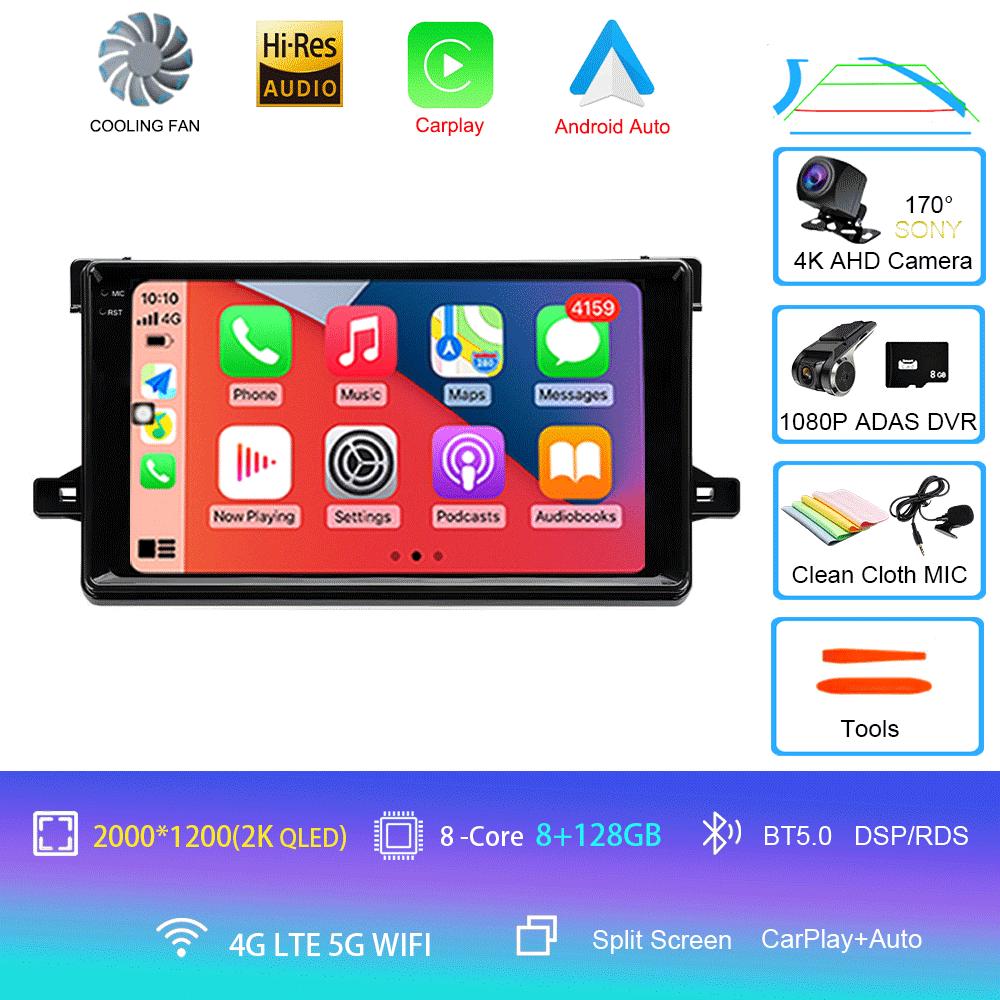 Android 14 For Toyota Prius XW50 2015 2016 2017 2018 2019 2020 Car Radio GPS Carplay Multimedia Player Navigation Stereo Auto BT