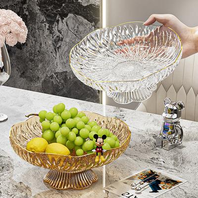 Obstplatte Wohnzimmer Haushalt Hochwertig Couchtisch Obstplatte Leichter Luxus High-End Abgießen Obstschale Trockenobstplatte