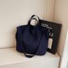 Large Capacity Tote Bag Women's Commuter Shoulder Crossbody Bag Student Class Bag