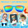 Opakowanie 24 szt. Neonowe Okulary Przeciwsłoneczne dla Dzieci Multipack Unisex Styl Retro Kolorowe Okulary Hurtowo Dla Chłopców Dziewcząt