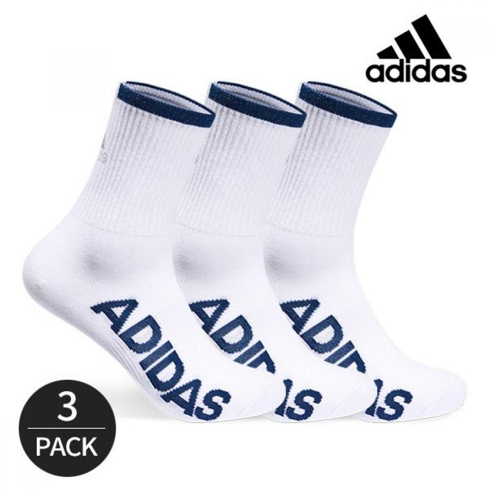 

Adidas Golf Mens Performance Serobic Logo Mid Neck Socks 3P WHP302034743