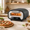 Pizza Oven for Indoor Use, 12 Inch Electric Pizza Oven with 8 Programs, 430 Degrees C, Timer, Ceramic Stone, 2200 W