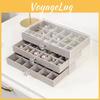 Large Jewelry Box Capacity Oxidationproof Pure Color Exquisite Storage Box