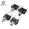 1PCS BNC to Two Dual 4mm Banana Male Female Jack Coaxial connector RF Adapter