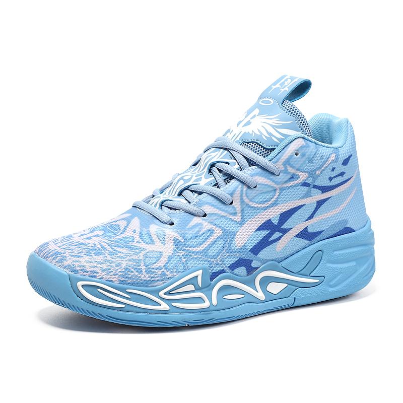 Graffiti Designer Sports Basketball Sneakers Men