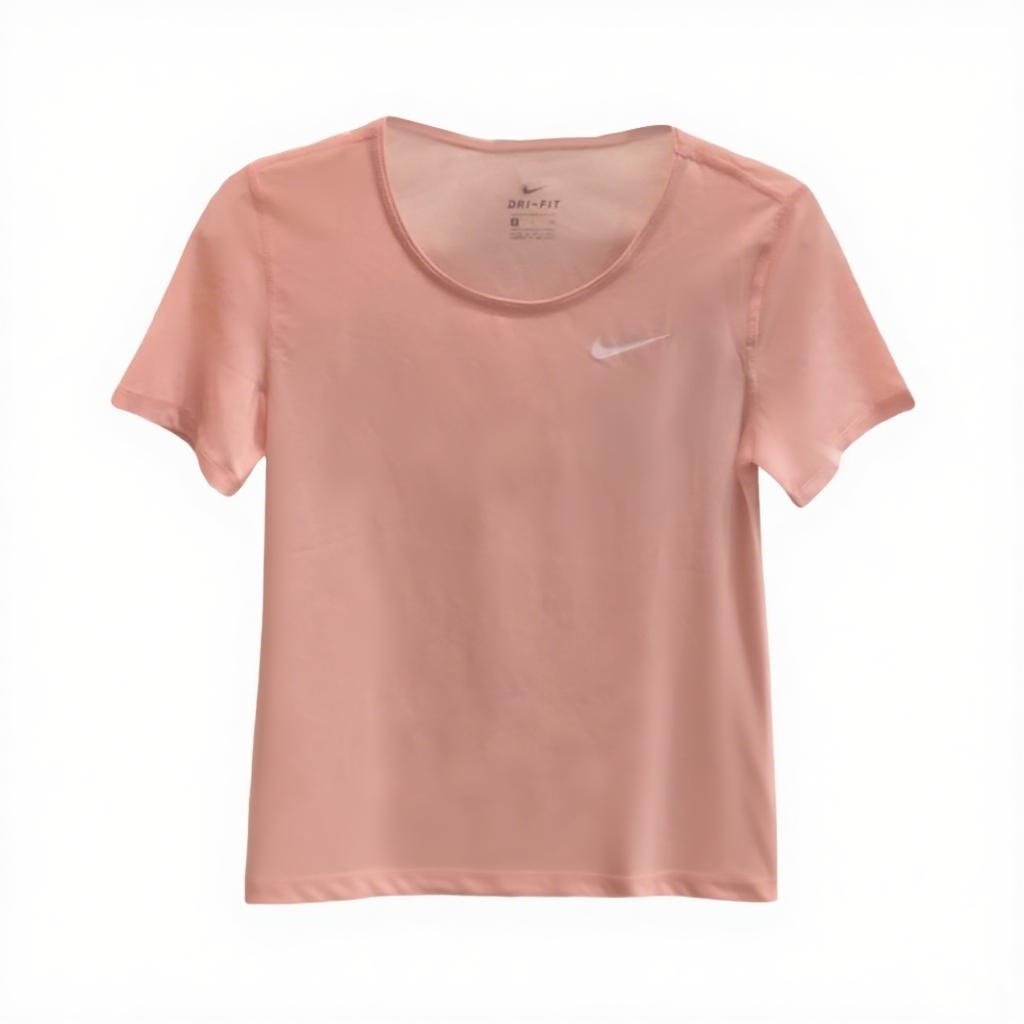 Nike Dri-Fit Quick-Dry Round Neck Sports Short Sleeve Regular T-Shirt Women Tops AT4546-682