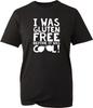 Gluten Free T-Shirt Funny Coeliac Disease Awareness Slogan Tee Black Top UK New