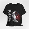 Black Clover Anime Asta Graphic Tee, Unisex T-Shirt for Manga Fans, Short Sleeve
